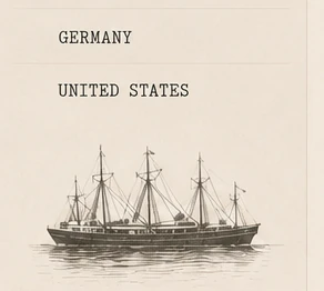 Historic harbor engraving